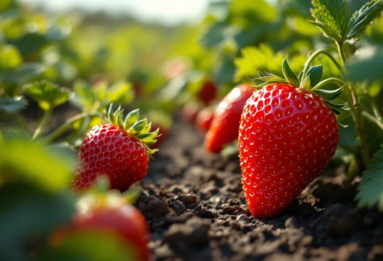 Fresas frescas en un tazón, ideales para aliviar el dolor menstrual