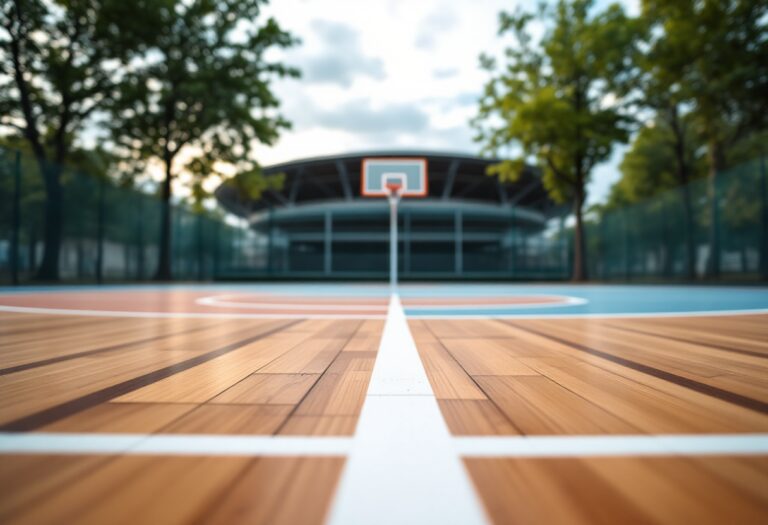 Logo di CaixaBank con pallone da basket sullo sfondo