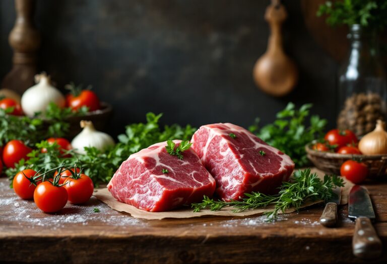 Taglio di carne cuello de ternera fresco e succulento