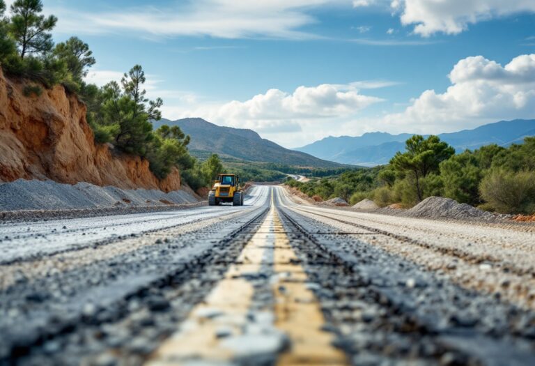 Immagine di una carretera antidana in azione