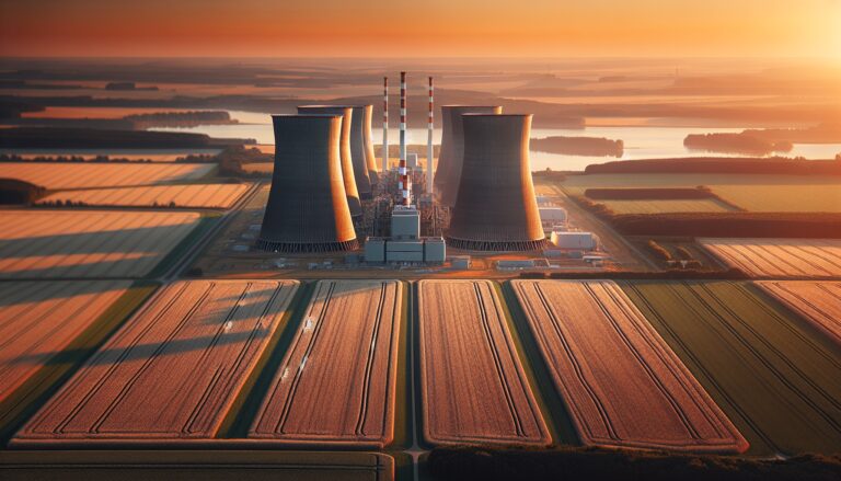 Immagine della centrale nucleare di Almaraz in pausa