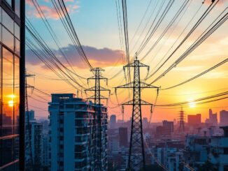 Immagine che rappresenta il sistema elettrico spagnolo durante un apagón