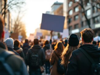 Manifestazione contro il neonazismo a Madrid