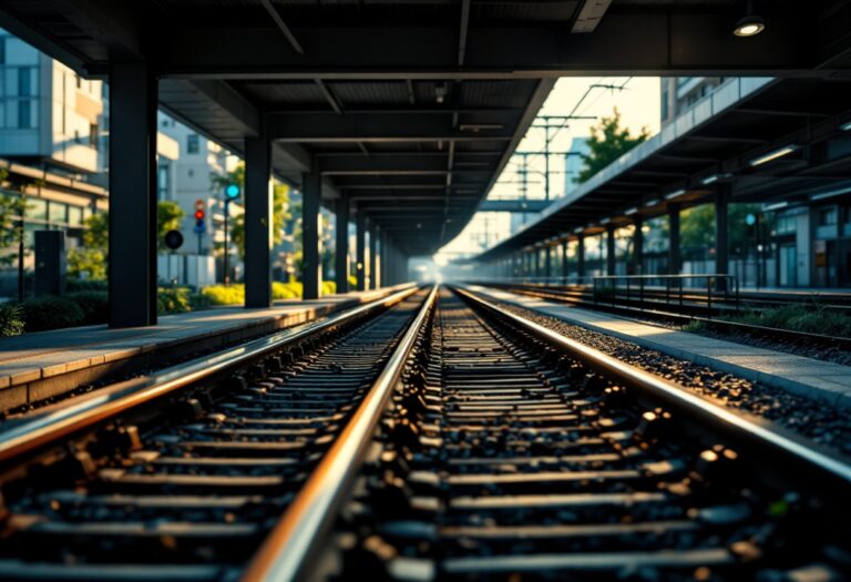 Immagine della connessione ferroviaria vasca in discussione