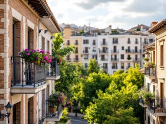 Grafico che mostra l'aumento degli investimenti residenziali in Spagna