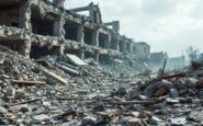 Immagine della crisi umanitaria a Gaza dopo un attacco