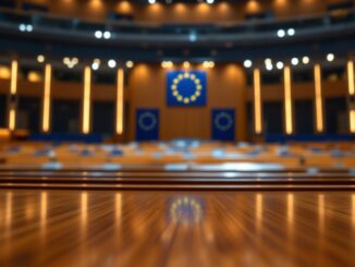 Luis Alvise Pérez durante una sessione del Parlamento Europeo