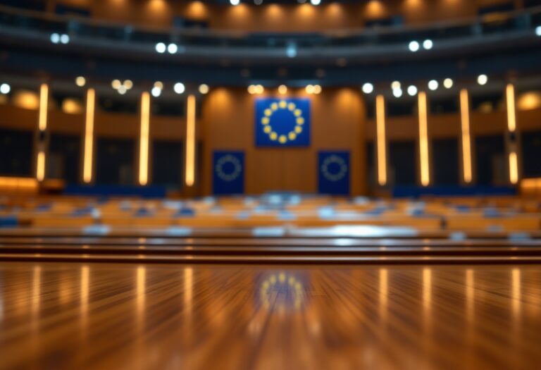 Luis Alvise Pérez durante una sessione del Parlamento Europeo