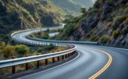 Vista panorámica de la carretera GC-200 en Gran Canaria