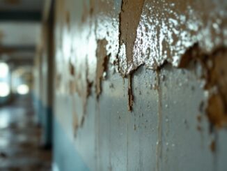 Immagine che mostra il deterioro delle strutture universitarie nel Paese Vasco