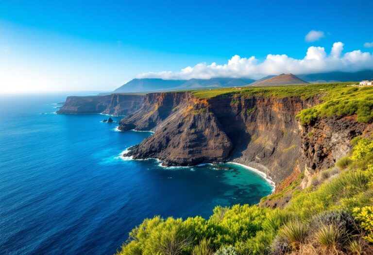 Vista panoramica de El Hierro, Islas Canarias