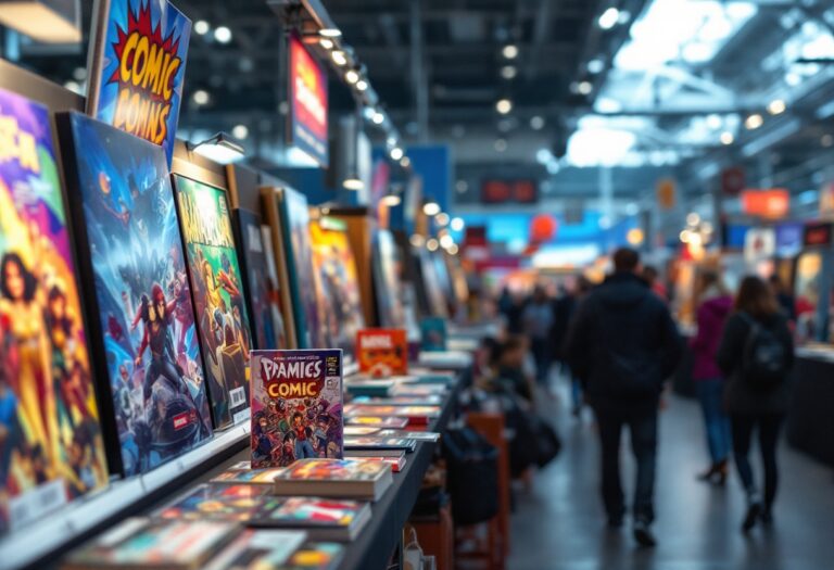 Immagine del Salón Comic Barcelona con visitatori entusiasti