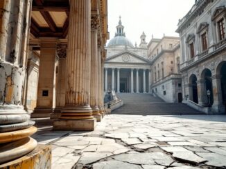 Cerimonia funebre del Papa Francisco con dignitari e fedeli