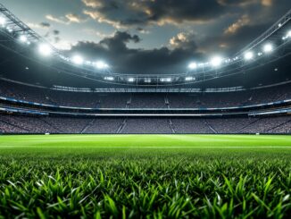 Immagine del Santiago Bernabéu durante un concerto futuro