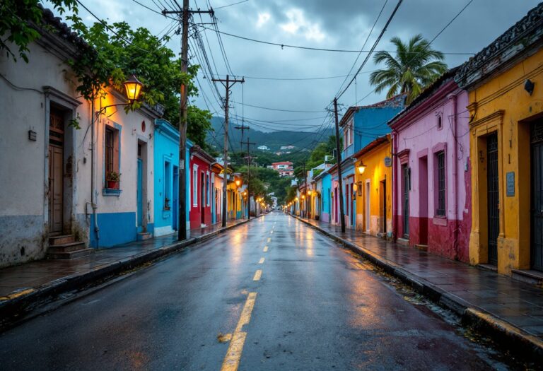 Immagine del gran apagón che colpisce Puerto Rico
