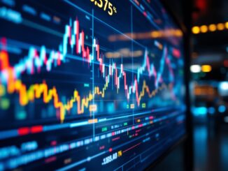Grafico che mostra le reazioni del mercato ai dazi di Trump