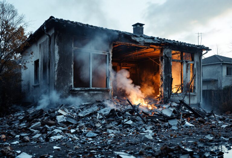 Incendio a Zaragoza che ha causato la morte di una donna