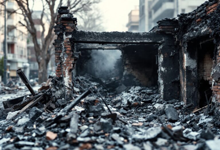 Incendio devastante en El Pousadoriu que causó una muerte