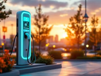 Stazione di ricarica per veicoli elettrici in Spagna