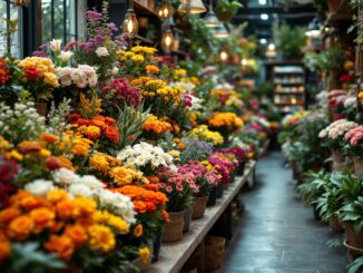 Fiori freschi della Florería Vaticana nel Vaticano