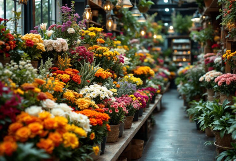 Fiori freschi della Florería Vaticana nel Vaticano
