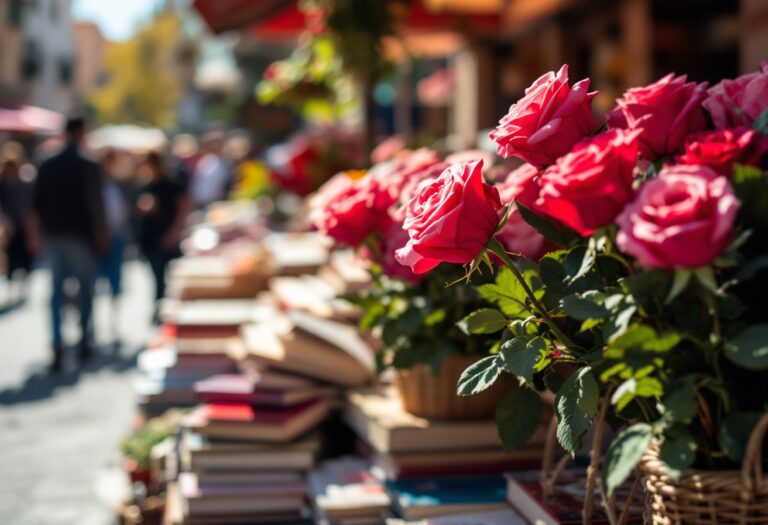 Immagine della Grossa de Sant Jordi con premi e festeggiamenti