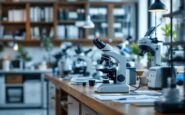 Científicos colaborando en un laboratorio europeo