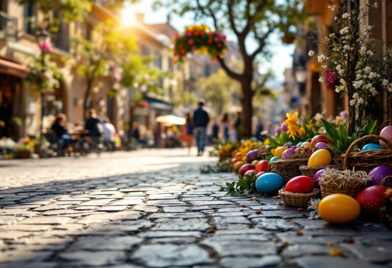 Turisti che visitano una spiaggia spagnola durante Pasqua