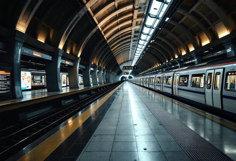 Restablecimiento del servicio de metro y trenes en Madrid