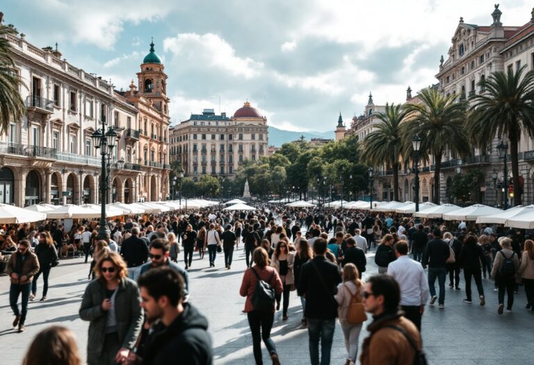 Manifestazione per la riduzione della giornata lavorativa in Spagna