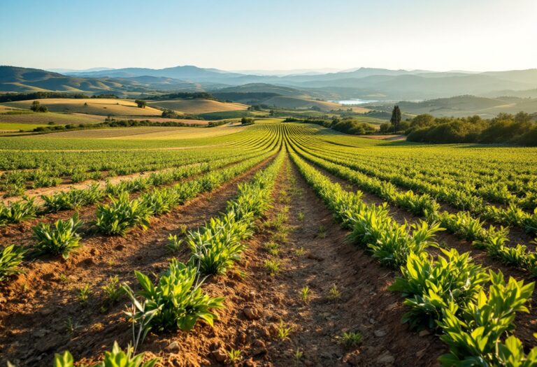 Sistema de riego innovador en campos de Catalunya