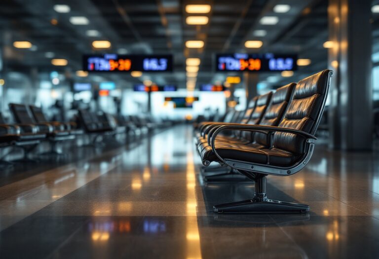 Auxiliares de vuelo en aerolínea low-cost durante un vuelo