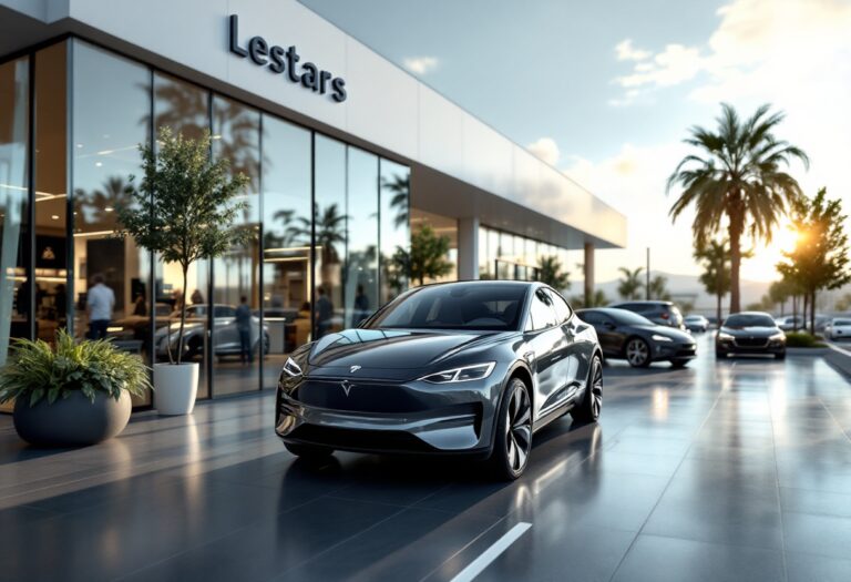 Grafico delle tendenze del mercato automobilistico spagnolo