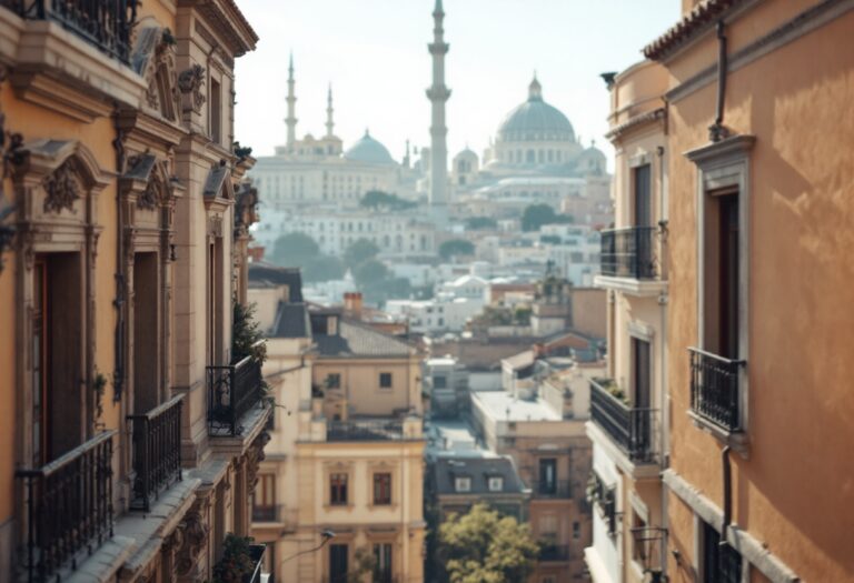 Grafico delle tendenze turistiche in Spagna