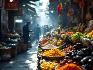 Rappresentazione delle tensioni commerciali tra Stati Uniti e Cina