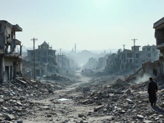 Manifestazione contro il conflitto tra Israel e Hamás a Gaza
