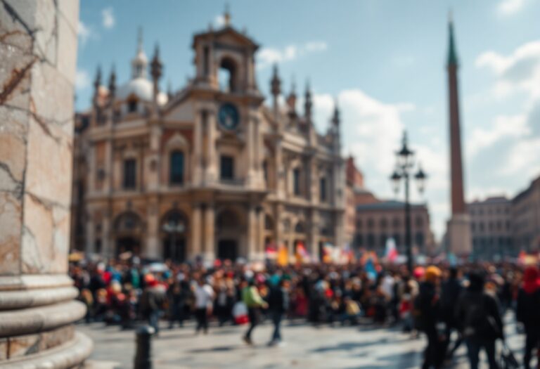 Immagine del Vía Crucis a Roma senza la presenza del Papa