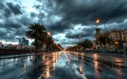 Immagine di temporali e piogge nella Comunità Valenciana