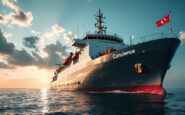 Immagine del attacco alla flotilla di libertà in acque internazionali