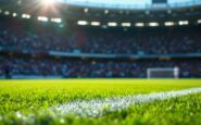 Giocatori del Barça e dell'Inter durante il match di Champions