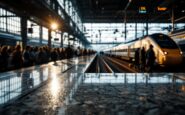 Immagine del caos ferroviario in Spagna per furto di cavi