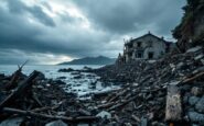 Immagine di evacuazioni dopo il terremoto in Cile
