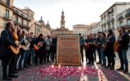 placa conmemorativa de robe iniesta en madrid homenaje a un icono del rock espanol 1765799472