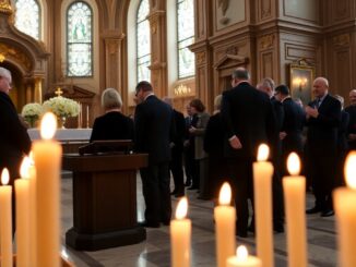 los reyes de espana y su familia rinden homenaje a la reina sofia en el responso por irene de grecia 1768658215