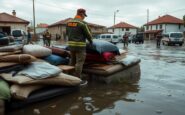 evacuaciones y cortes de trafico por la crecida del duero en soria 1771097327