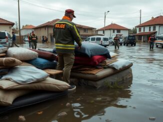 evacuaciones y cortes de trafico por la crecida del duero en soria 1771097327