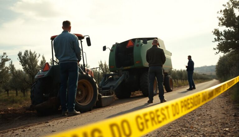 Muerte en finca de Porcuna: septuagenario atrapado por maquinaria agrícola