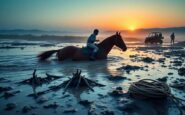 Rescate en El Rocío: jinete liberado tras quedar atrapado con su caballo