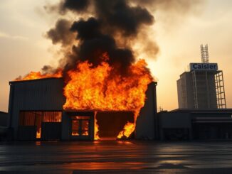 Incendio en Madrid: nave de trasteros arde en Villaverde y obliga a desalojar gasolinera