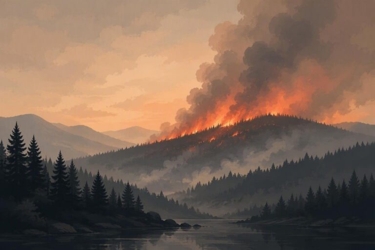 Incendio forestal en España afecta 66.098 hectáreas